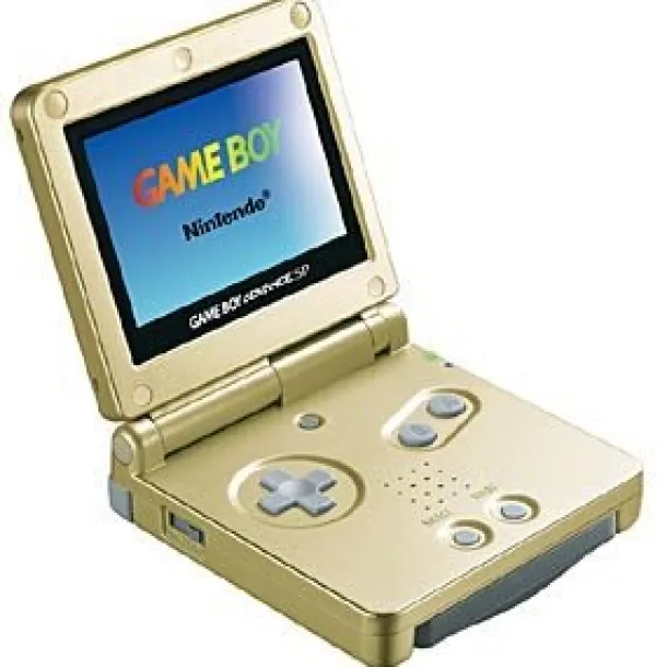 Starlight Gold Game Boy Advance SP System