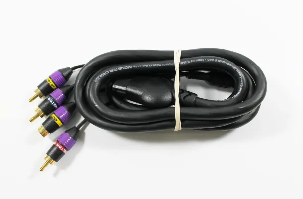 Super Nintendo Monster S-Video Composite AV Cable 6ft