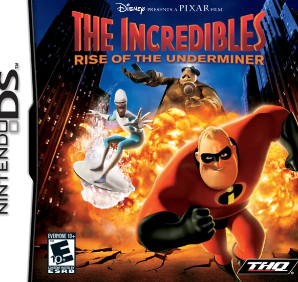 The Incredibles Rise of the Underminer DS Game