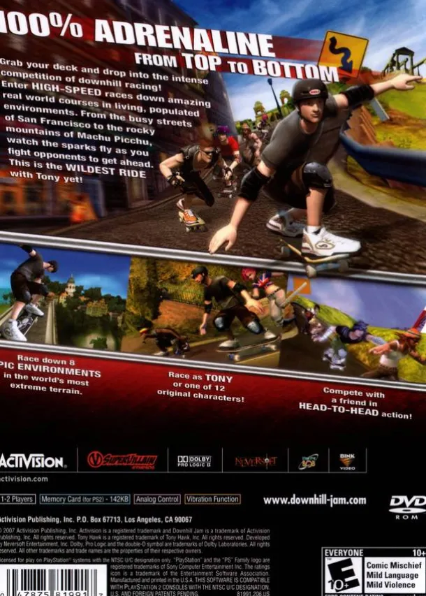 Tony Hawk Downhill Jam