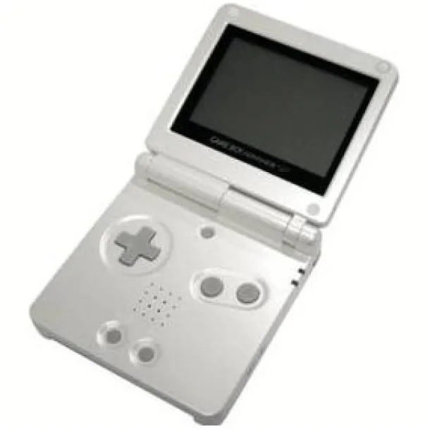 Used Pearl White Game Boy Advance SP System - Discounted