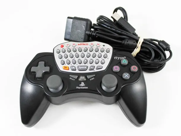 Used Playstation 2 PS2 Nyko iType2 Black Controller