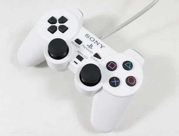 Used White Playstation 2 Dualshock 2 Controller