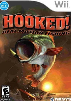 Wii Hooked Real Motion Fishing Controller