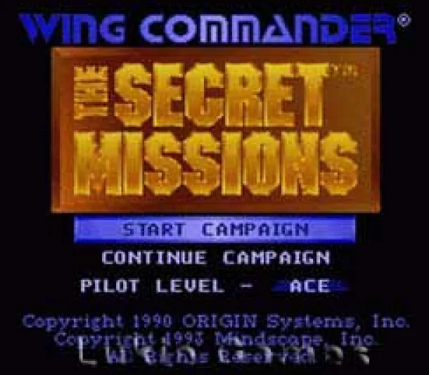 Wing Commander 2 Secret Missions