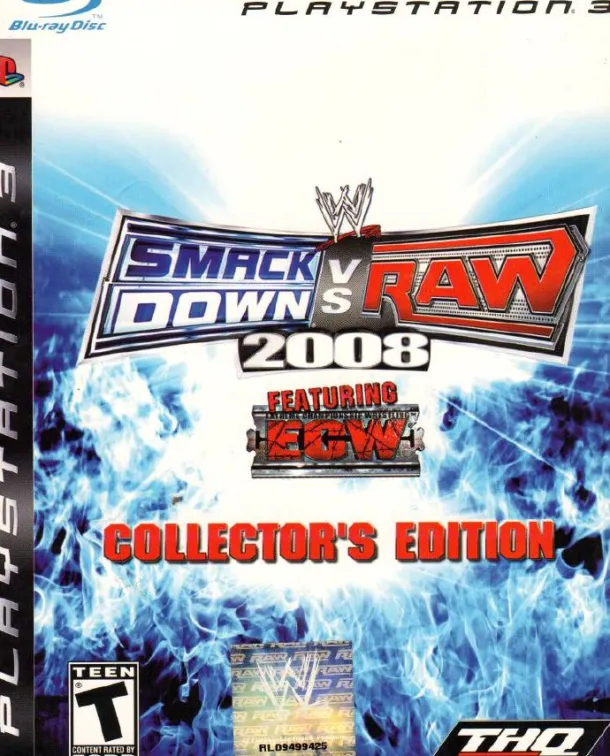 WWE SMACK DOWN VS RAW 2008: COLLECTOR'S EDITION