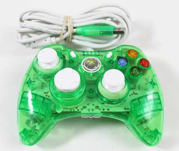 Xbox 360 Green Rock Candy Wired Controller